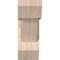 Ekena Millwork Traditional Slat Smooth Bracket w/ Offset Brace, Douglas Fir, 7 1/2"W x 20"D x 20"H BKT0806X20X20TRA06SDF - alternate 3